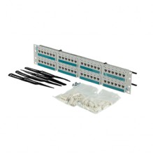 Clarity Cat6 48 Port Patch Panel White 4*6-Port Modules