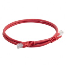 Clarity CAT6 UTP 1mtr Red LSZH Patch Cord