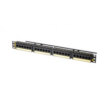 Clarity CAT6A 24 Port Flat Panel 110/6 Port T568A/B