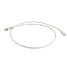 Clarity CAT6a UTP 1mtr White LSZH Patch Cord