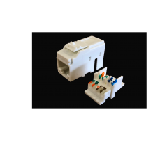 METZ CONNECT Cat6 UTP White Keystone Module