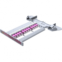 Huber Suhner LiSA OM4 Patch Cassette 12-LCD Adapters