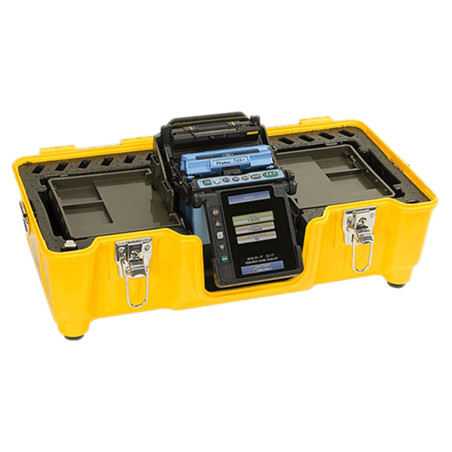 Fujikura 70s Fusion Splicer case open with unit inside