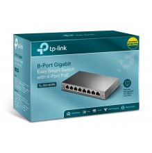 TP-Link 8-Port Gigabit Easy Smart Switch with 4-Port PoE+