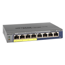 Netgear ProSAFE 8-Port Gigabit Unmanaged Plus Switch with 4x POE