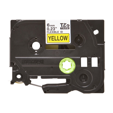Brother Flexi Tape Black on Varying Colours