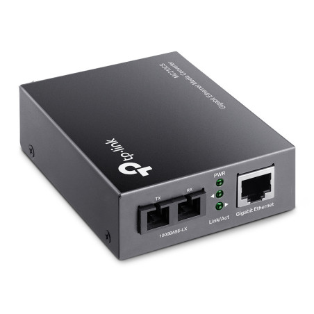 TP-Link 10/100/1000Base-T to 1000Base-FX (SC) Singlemode Gigabit Converter up to 15km