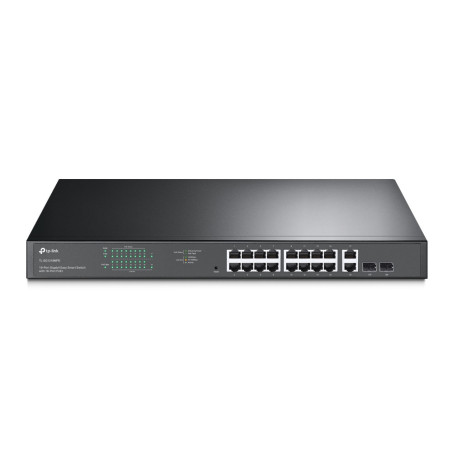TP-Link 16 Port 10/100/1000Mbps Rackmount Gigabit Switch (16 port POE & 2 port SFP)